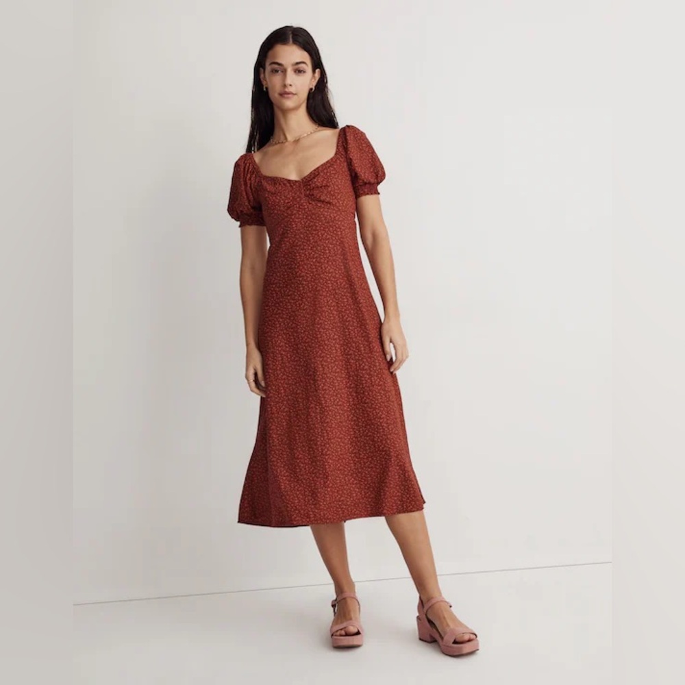 Madewell Red Midi dress